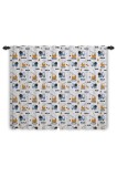Perdele cu pliseu cu desene animate pentru băieți, camioane de construcții 107 x 160 cm &ndash; Multicolor 2 buc