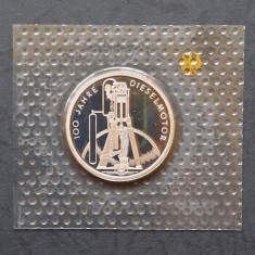 Moneda comemorativa - 10 DM "100 Jahre Dieselmotor" D, 1997 - PROOF - G 3555