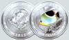 Burundi 100 Franci 2015 UNC, Moneda Colorata cu Peste si Fluture