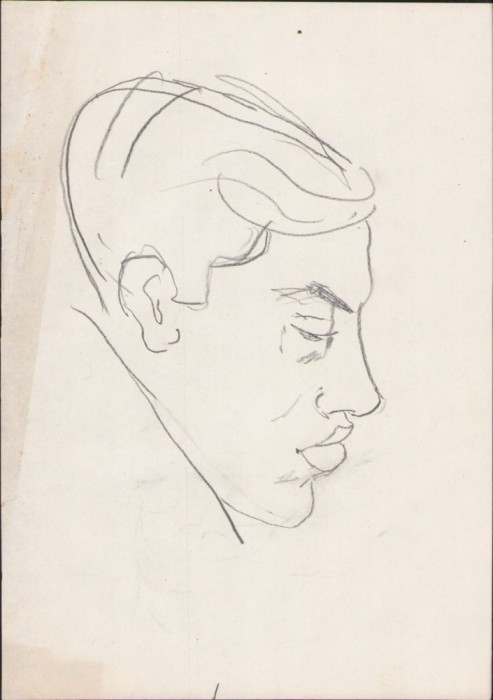 A1662 Schiță de Dimitrie &bdquo;Puiu&rdquo; Eitel, nesemnată