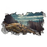Autocolant decorativ, Gaura in perete, Natura si peisaje, Multicolor, 85 cm, 2157ST-3