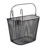 Cos metalic pentru bicicleta, Negru, 34x23x25 cm