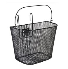 Cos metalic pentru bicicleta, Negru, 34x23x25 cm foto