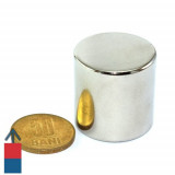 Magnet neodim cilindru / disc 30 x 30 mm