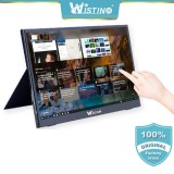 Cumpara ieftin Monitor Portabil WISTINO TOUCH 15,6 inch HDMI, COMPATIBIL- Laptop Telefon Xbox Switch Ps4 Gaming