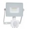 REFLECTOR LED SMD 10W 6400K IP65 CU SENZOR MISCARE - ALB