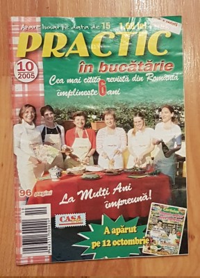 Revista Practic in bucatarie Nr. 10 din 2005 foto