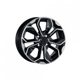 Set 4 Jante Aliaj PDW 16 inch 4x100 ET35 7J Negru Lucios R16