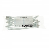 Set 10 cabluri retea-patchcord CAT6 FTP, Lanberg 43612, 2 X RJ45, lungime 25cm, AWG26, 10Gb s-250MHz, de legatura retea, ethernet, gri