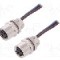 Conector M8, 3 pini, clasa etanseitate IP67, TE Connectivity - T4073014031-001