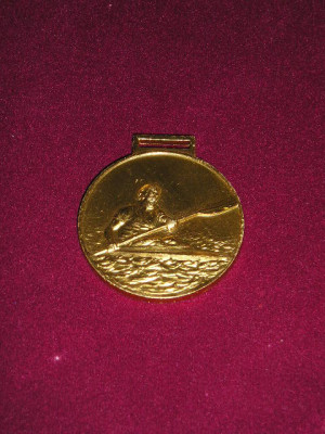 QW1 187 - Medalie - tematica sport - canotaj - 1979 foto