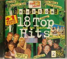 Various &lrm;&ndash; 18 Top Hits Aus Den Charts 2/96 NM / NM cd muzica anii ' 90 euro pop euro house Top 13 Music Germania 1996