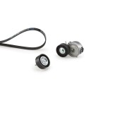 Set curea transmisie cu caneluri Ford Mondeo IV (BA7); Volvo S80 II (124), V70 III (135) Motor 2.0 D, 2.0 TDCi, 2.0 TDi, OE 2110280