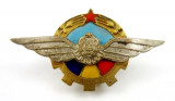 ROMANIA - INSIGNA AVIATIE MILIT. -MAISTRI MILITARI AVIATIE, RPR , RARA , IM1.65