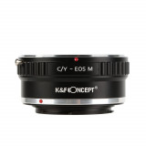 Adaptor montura K&amp;F Concept C/Y-EOS M de la Contax/Yashica la Canon EOS M KF06.257
