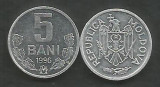 MOLDOVA 5 BANI 1996 [0] a UNC / UNC , livrare in cartonas, Europa, Aluminiu