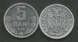 MOLDOVA 5 BANI 1996 [0] a UNC / UNC , livrare in cartonas