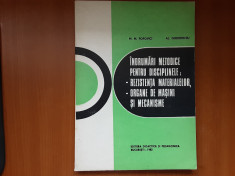 Indrumari metodice pt. disciplinele rezistenta materialelor, organe de masini- V foto