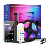 Banda Led Rgbic Inteligenta Cu Sincronizare Pentru Tv, Telecomanda, Compatibil Cu Tv 55-65 Inch