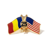 Insigna Drapel Romania Drapel Statele Unite ale Americii, Fashion Manufacturer