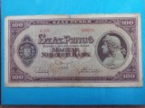 Ungaria 100 Pengo 05.04.1945 - Seria E 206 - 088565