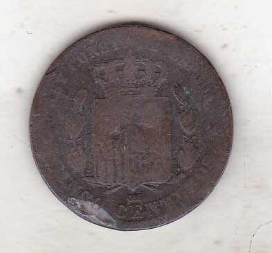 bnk mnd Spania 5 centimos 1879
