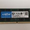 Memorie ram Laptop Crucial 16GB, DDR4, 2Rx8, DDR4-2400, 2400Mhz, CT16G4SFD824A, PC4-19200, 1.2V, CL17, Non-ECC, sodimm, 260 pini