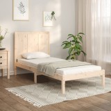 VidaXL Cadru pat fără saltea, 100x200 cm, lemn masiv pin