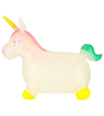 Calut Gonflabil pentru Copii, Jucarie Gonflabila pentru Sarit model Unicorn
