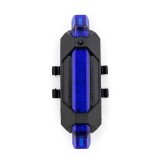 Lampa licurici de avertizare trotineta, bicicleta electrica, se pune lateral sa pe ghiron Xiaomi - Culoare albastru
