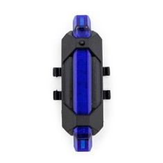 Lampa licurici de avertizare trotineta, bicicleta electrica, se pune lateral sa pe ghiron Xiaomi - Culoare albastru
