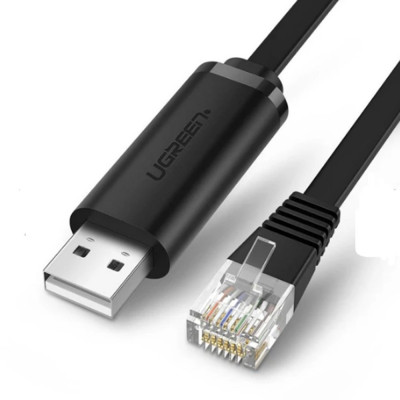 Cablu de Internet USB-A la RJ45 3m - Ugreen (60813) - Black foto