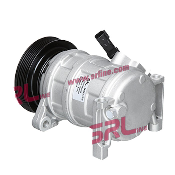 Compresor aer conditionat Dodge Caravan, 2001-2005, Chrysler Voyager, 2001-2005 moto 3.3 V6 130kw/3.8 V6 160kw, benzina, rola curea 128 mm, 6 canelur
