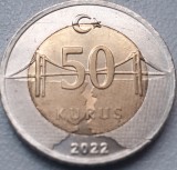 50 kurus 2022 Turcia