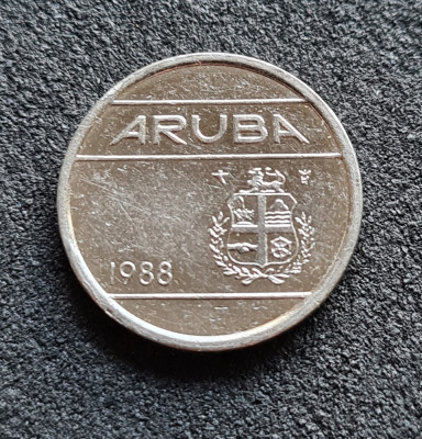 Aruba 5 centi cents 1988 foto