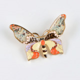 Brosa model fluture cu aripi colorate