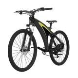 Cumpara ieftin Bicicleta electrica iSEN Q5 Gri cu Verde, 650W, Roata 27.5 , 9 viteze Shimano, Rulare full electric sau asistata, 45km h, Baterie detasabila, IPX4