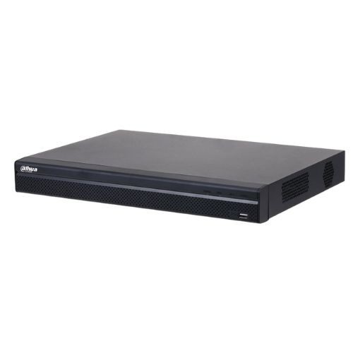NVR Dahua 4 Canale IP 8MP cu PoE, ONVIF, Latime de Banda 160 Mbps, 2x HDD SafetyGuard Surveillance