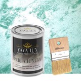 Vopsea Decorativă Interior Perla Luxury Verde Marin 2 Litri cu Fulgi Perlați, Pensulă Inclusă &ndash; Toro Decor