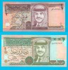 Iordania Set 2 buc. (pick 28+29) 1/2 + 1 Dinar 1995/2001 UNC