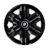 Cumpara ieftin Set 4 capace roti Hubcaps fast black R16 Compatibil Cu BMW