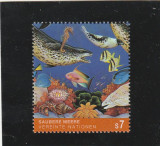 Natiunile Unite Vienna 1992-Un ocean curat,MNH,Mi.128, Organizatii internationale, Nestampilat