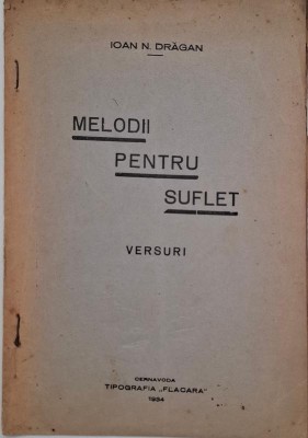 Melodii pentru suflet (Versuri) - Ioan N. Dragan foto