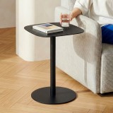 Masuta laterala Nast&auml;tten din metal, neagra, 50x40x40 cm