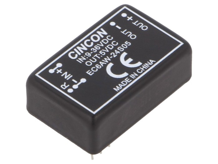 Convertor DC/DC 8W 9-36V la 5V