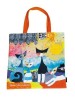 Sacosa textila Fridolin Rosina Wachtmeister, 38x40cm, Poliester, Multicolor