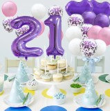 Cumpara ieftin Setul de baloane pentru petreceri Happy Birthday Balloons 21 ani
