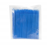 Cumpara ieftin Aplicatoare pentru Extensii Gene Microbrush Blue 100 buc