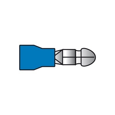 Set 10 papuci electrici Carpoint tip 550 tata 4,96 mm , lungime 20,7 mm , albastru AutoDrive ProParts