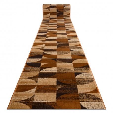 Traversa Royal H387 GEOMETRICAL maro / muștar, 80 cm